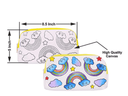 Canvas Pouch Kit - Rainbow